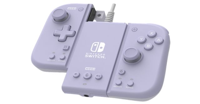 Hori Split Pad Compact Attachment Set (Lavender)