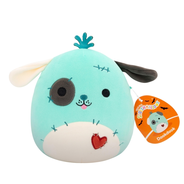 Squishmallows 19 cm Halloween Plush - Dookdook Patchwork Dog