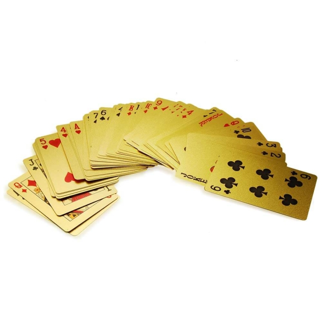 MikaMax Gold Playing Cards Giftbox