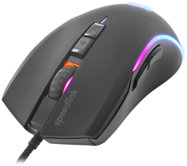 Speedlink ZAVOS Gaming Mouse, rubber-black