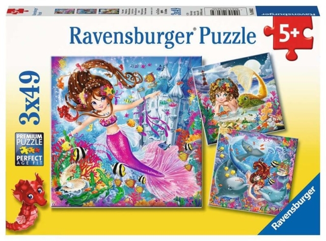 Ravensburger Charming Mermaids 3x49p - 08063