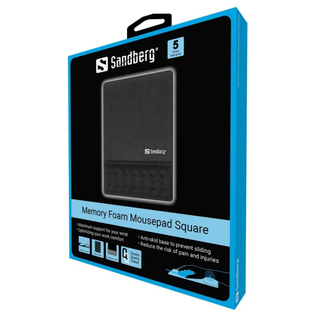 Sandberg Memory Foam Mousepad Square