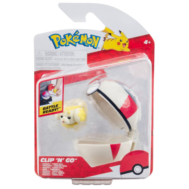 Pokémon Clip N Go - Fidough and Timer Ball (PKW3625)