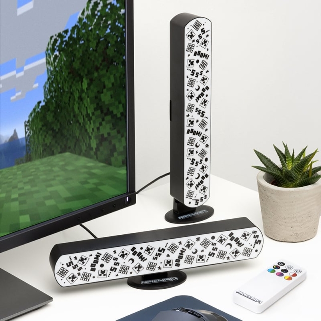 Paladone Minecraft Light Bar Set of 2 with Remote