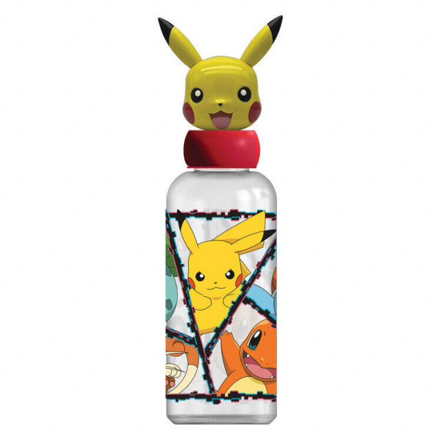 STOR Water Bottle w/3D Figurine 560 ml - Pokémon (088808723-10127)