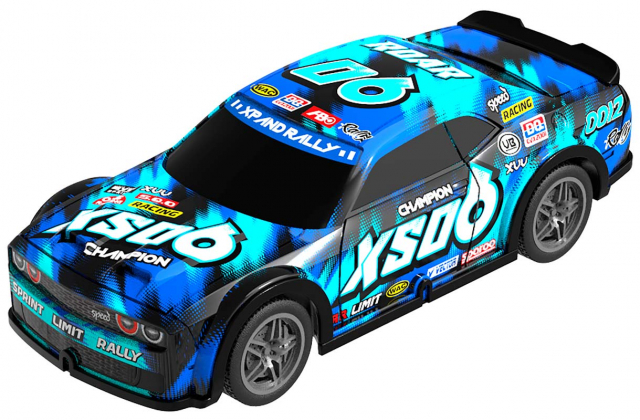 TEC-TOY Roar SXO6 w/light R/C 1:22, 27MHz - Blue (471255)
