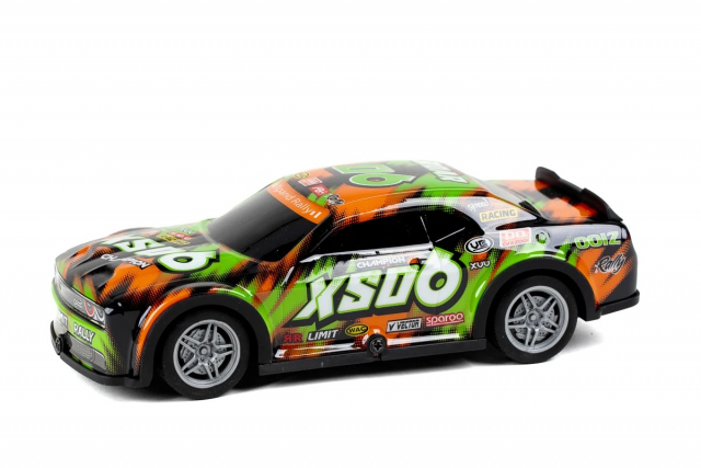 TEC-TOY Roar SXO6 w/light R/C 1:22, 27MHz - Green/Orange (471254)