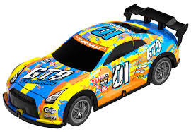 TEC-TOY Champion GT9 w/light R/C 1:22, 27MHz - Yellow/Blue (471250)
