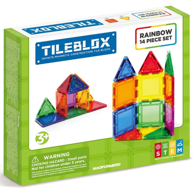Tileblox Rainbow - 14 pcs set (3200)