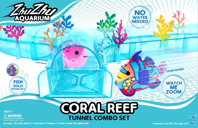Zhu Zhu Pets Zhu Zhu Fish - Coral Reef Tunnel Combo Set (Z1012)