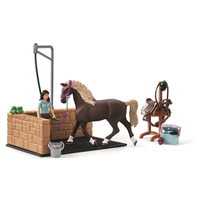 Schleich Horse Club - Washing area with Emily & Luna (42438)