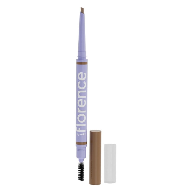 Florence by Mills Tint N Tame Eyebrow Pencil With Spoolie Light brown