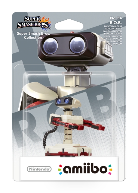 Nintendo Amiibo Figurine R.O.B. Famicom Colours (Super Smash Bros. Collection)