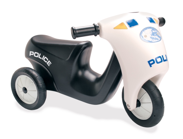 Dantoy Police Scooter with Rubberwheels (3333)