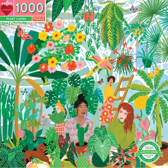 eeBoo Puzzle - Plant Ladies, 1000 pcs (EPZTPTL)
