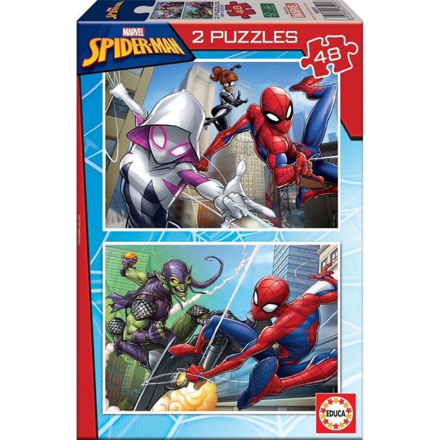 Educa 2x48 pcs. Puzzle - Spider-Man (80-18099)