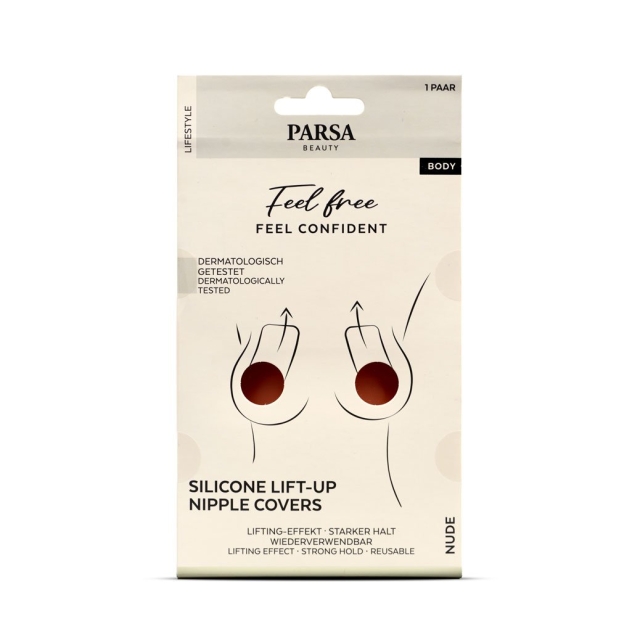 Parsa Silicone Lift-Up Nipple Covers -  Nude