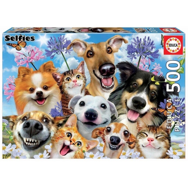 Educa 500 pcs - Selfie Fun In The Sun Puzzle (017983)
