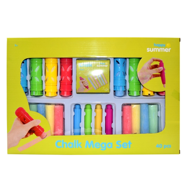Happy Summer Chalk Mega Set 40 pcs. (303202)