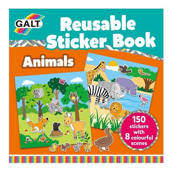 Galt Reusable Sticker Book - Animals (31005098)