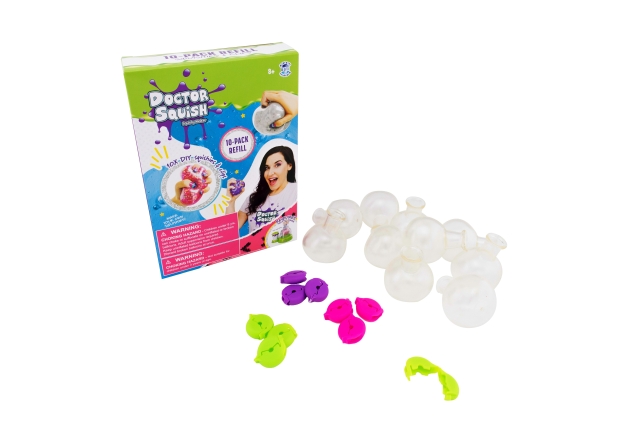Doctor Squish Squishy Pack Refill V2 10 Balloons + Clips (38687)