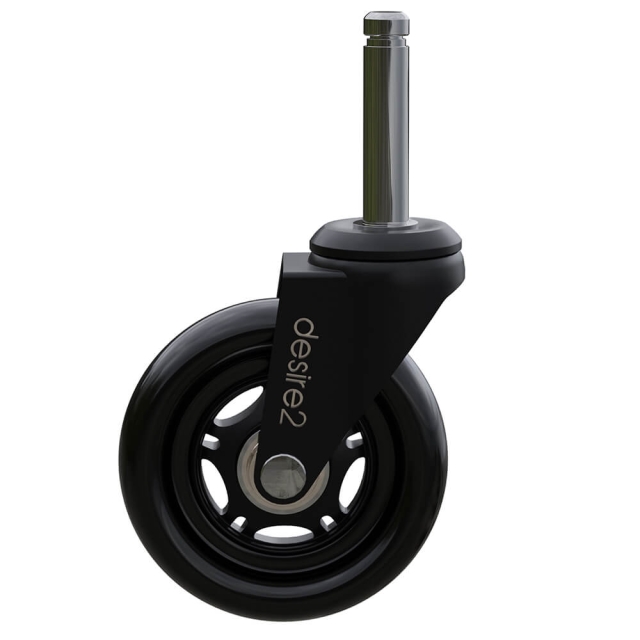 Desire2 Rubber Casters 22mm For Universal Chairs 5-pk