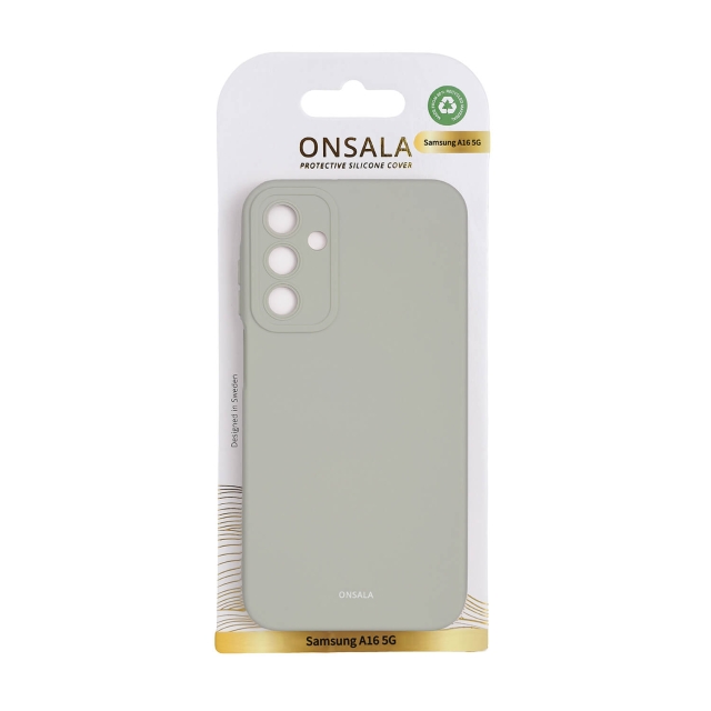 Onsala Phone Case with Silicone Feel Concrete - Samsung A16 4G/A16 5G