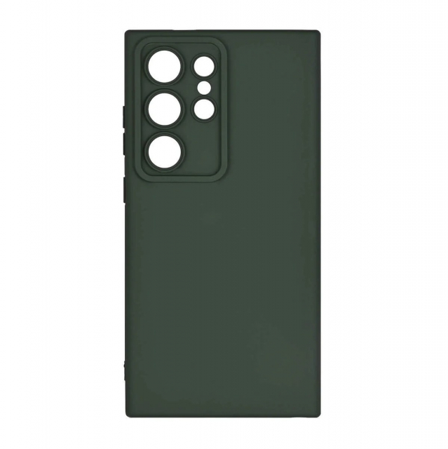 Onsala Phone Case with Silicone Feel Olive Green - Samsung S24 Ultra 5G