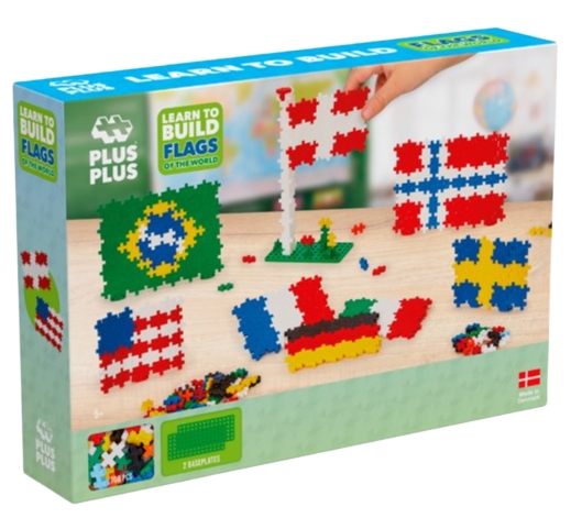Plus Plus Learn To Build Flags of the World - (3932)