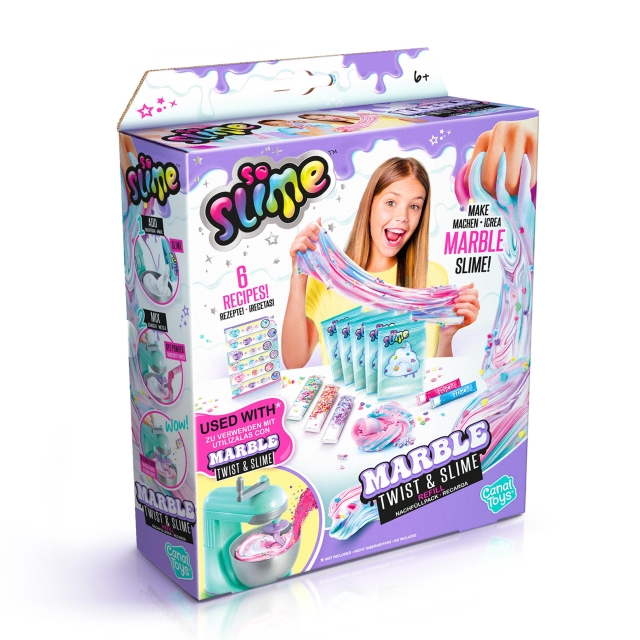 So Slime Marble Twist and Slime refill (2390)