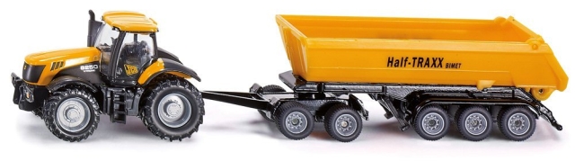 SIKU 1:87 Jcb With Dolly And Tipping Trailer (313-1858)