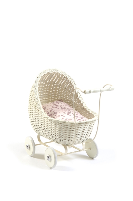 Smallstuff Doll Stroller - Off White (51001-02)