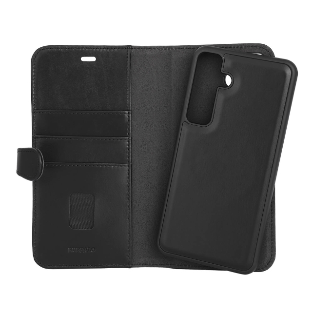 Buffalo Wallet Case Leather 2-in-1 Black - Samsung S24 FE 5G