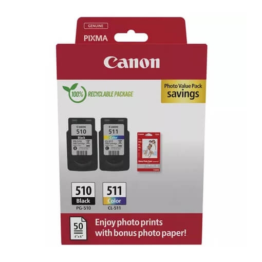 Canon Ink 2970B017 PG-510/CL-511 Multipack
