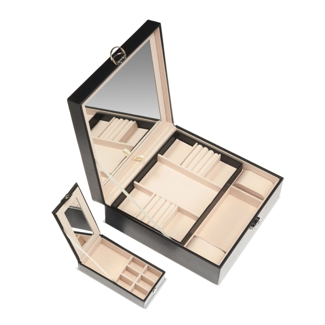 Gillian Jones Luxury Jewelry Box - Black