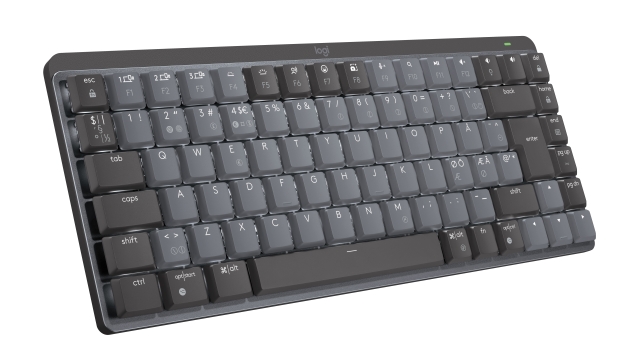Logitech MX Compact Mechanical Wireless Illuminated Keyboard - Nordic - Clicky Switch