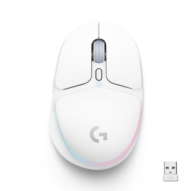 Logitech G705 - Wireless Gaming Mouse - Off White