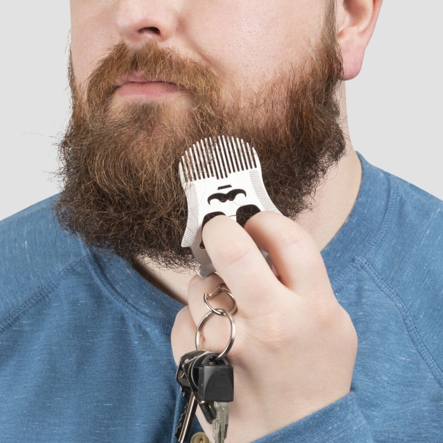 Kikkerland Beard Comb Tool (CD551)