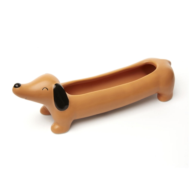 Kikkerland Daisy The Dachshund Planter (PL17)