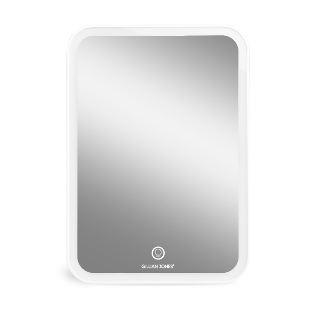 Gillian Jones Tablet Mirror With LED And USB-C Charging White