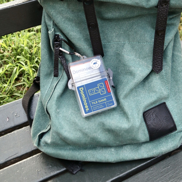 Kikkerland Dominoes Travel Game