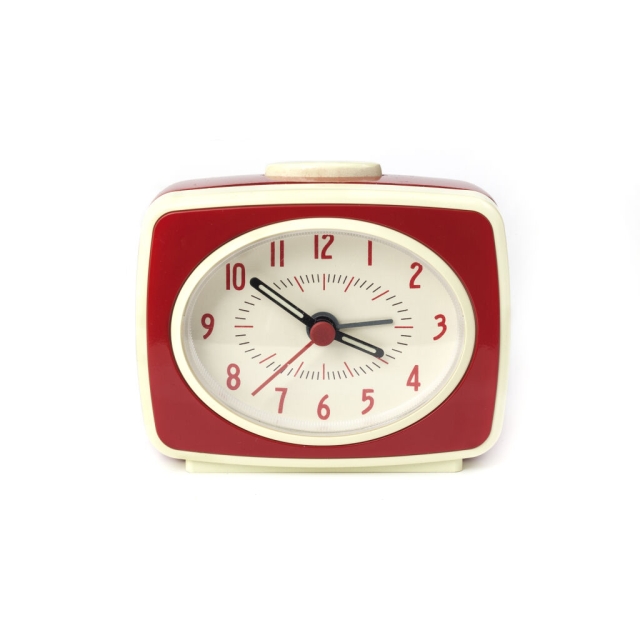 Kikkerland Small Classic Alarm Clock Red (AC14-RD-EU)