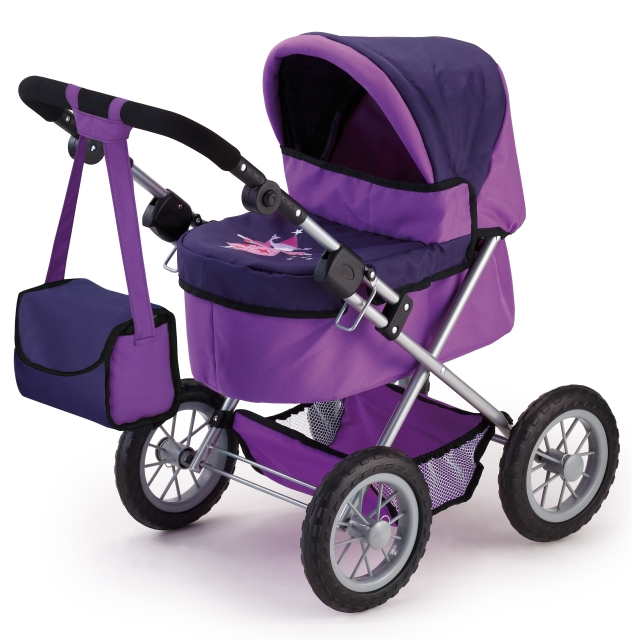 Bayer Dolls Pram - Trendy - Purple (13012AA)