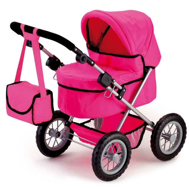 Bayer Dolls Pram - Trendy - Pink (13029AA)