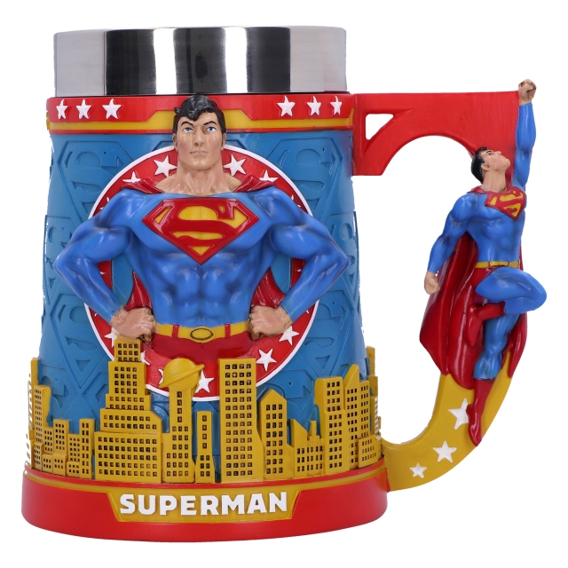Nemesis Now Superman Man of Steel Tankard 15.5cm