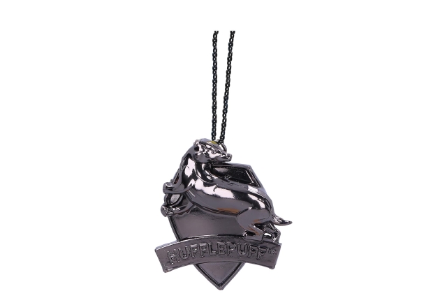 Nemesis Now Harry Potter Hufflepuff Crest (Silver) Hanging Ornament 6cm