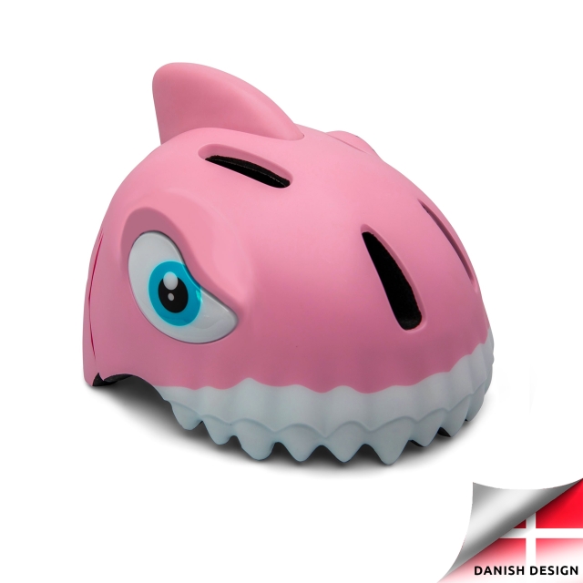Crazy Safety Shark Bicycle Helmet - Pink (49-55cm) (100501-02-01)