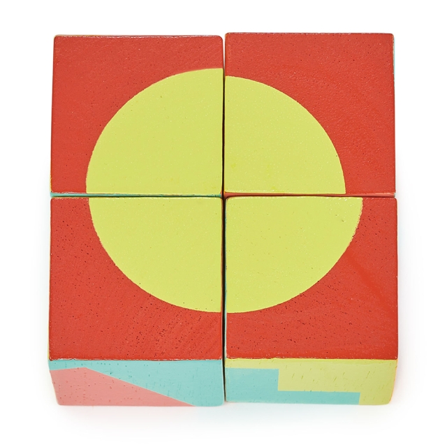 Mentari Block Puzzle 4 pcs - Shapes and Colours - (MT7113)