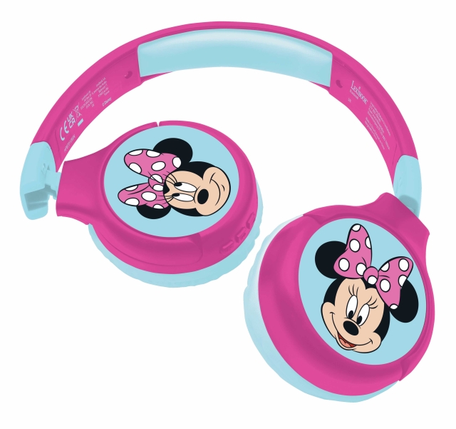 Lexibook Disney Minnie Mouse - 2 in 1 Foldable Headphones (HPBT010MN)