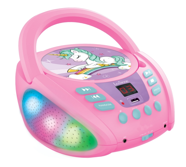 Lexibook Unicorn Bluetooth Portable CD player (RCD109UNI)